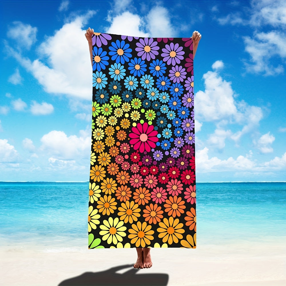 Tie Dye Absorbent Beach Towel Holiday Beach Accessories Large Towel