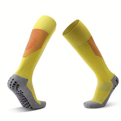 Non Slip Long Sports Socks For Soccer Football Over The Calf