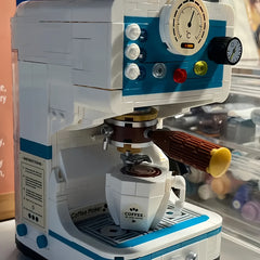 Retro Coffee Machine Building Blocks Set Ideal Gift for Halloween and Christmas