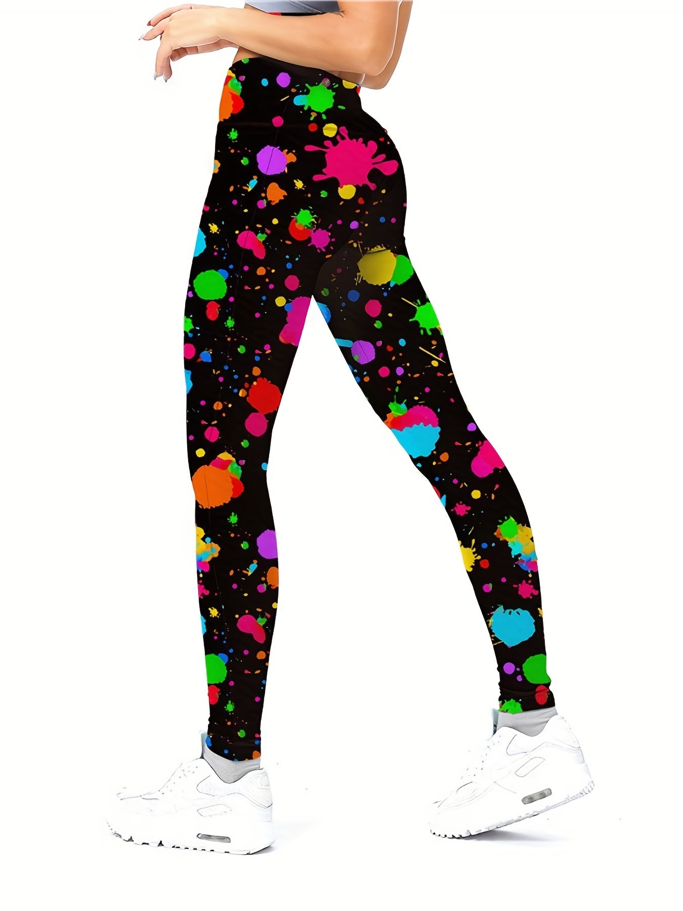 Print Fitness Gym Sports Leggings High Waist Yoga Workout Running Tight Pants