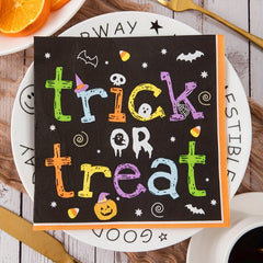 20pcs Halloween Party Decorative Napkins for Festive Celebrations