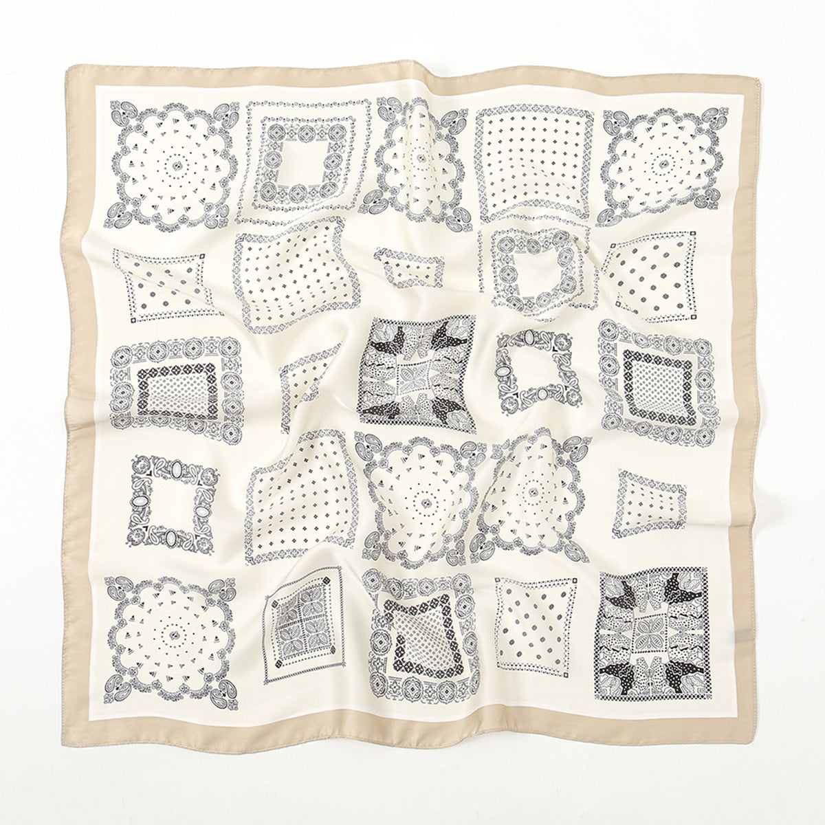 Square Tissue Women's Shirt Decoration Tissue Thin Scarf