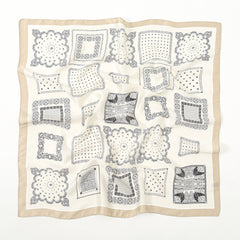 Square Tissue Women's Shirt Decoration Tissue Thin Scarf