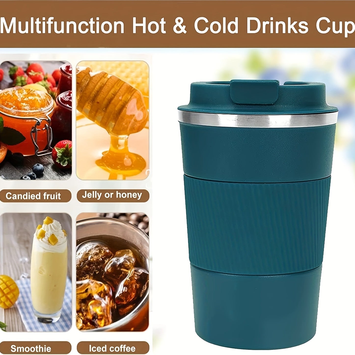 304 Stainless Steel Vacuum Insulation Cup Large Capacity Portable