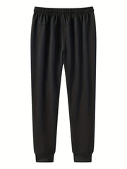 Men's Lightweight Breathable Sports Joggers with Zipper Pockets