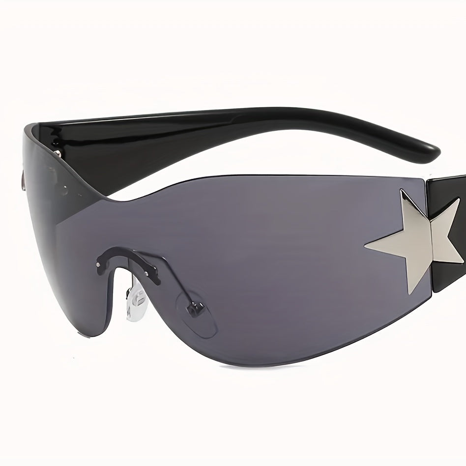 Men's Oversized Wrap Around Street Style Sunglasses