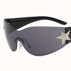 Men's Oversized Wrap Around Street Style Sunglasses