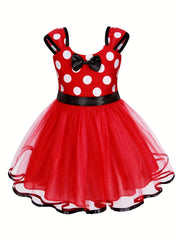 Toddler Girl's Polka Dot Costume Party Tutu Dress