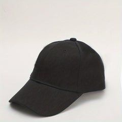 Adjustable Baseball Caps for Men and Women - Solid Visor Dad Hats