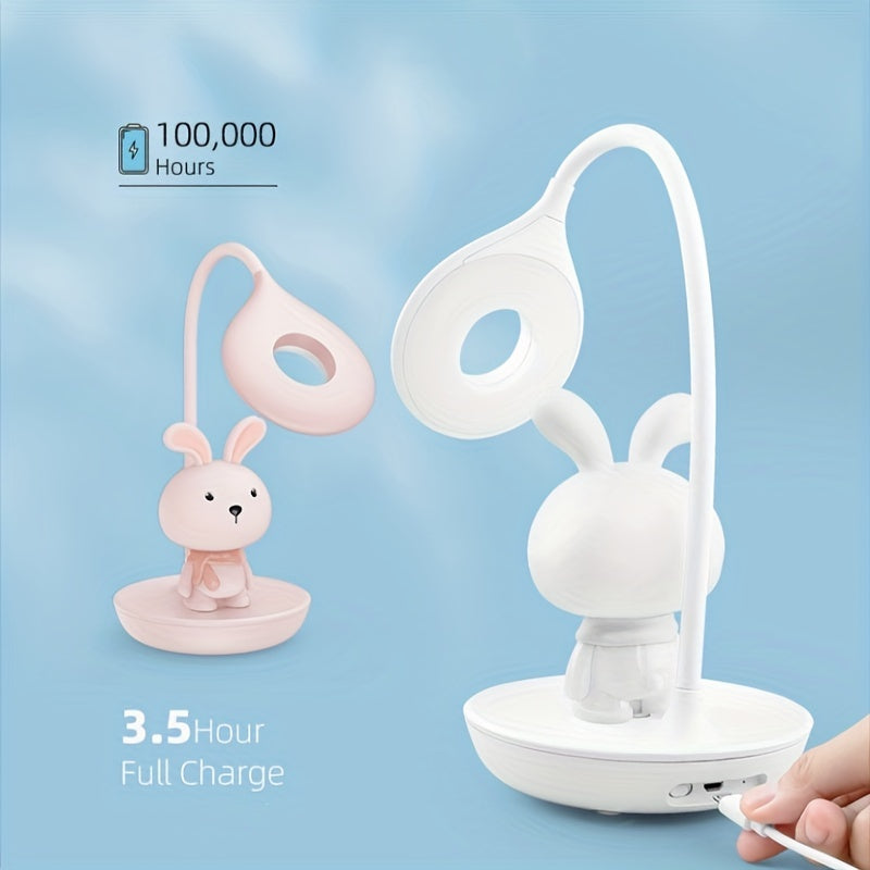 Kids Cartoon LED Lamp Rechargeable Eye Protection