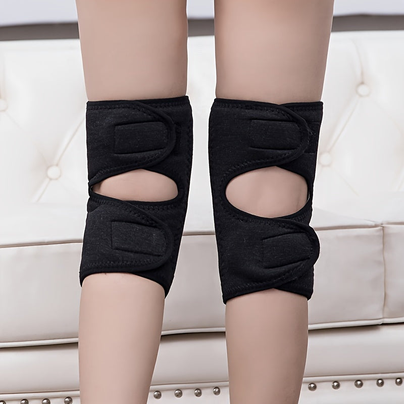 Warm Knee Pads Double Layer Cashmere Winter Riding Wind Cold