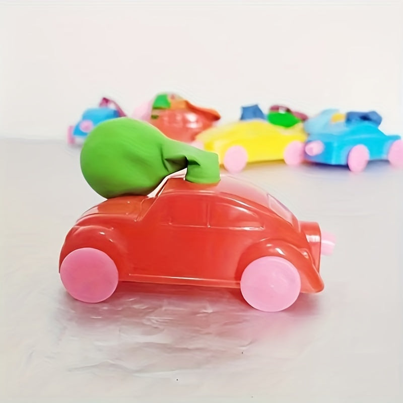 3pcs Balloon Cars DIY Fun Toys Automobile Glider Puzzle Science