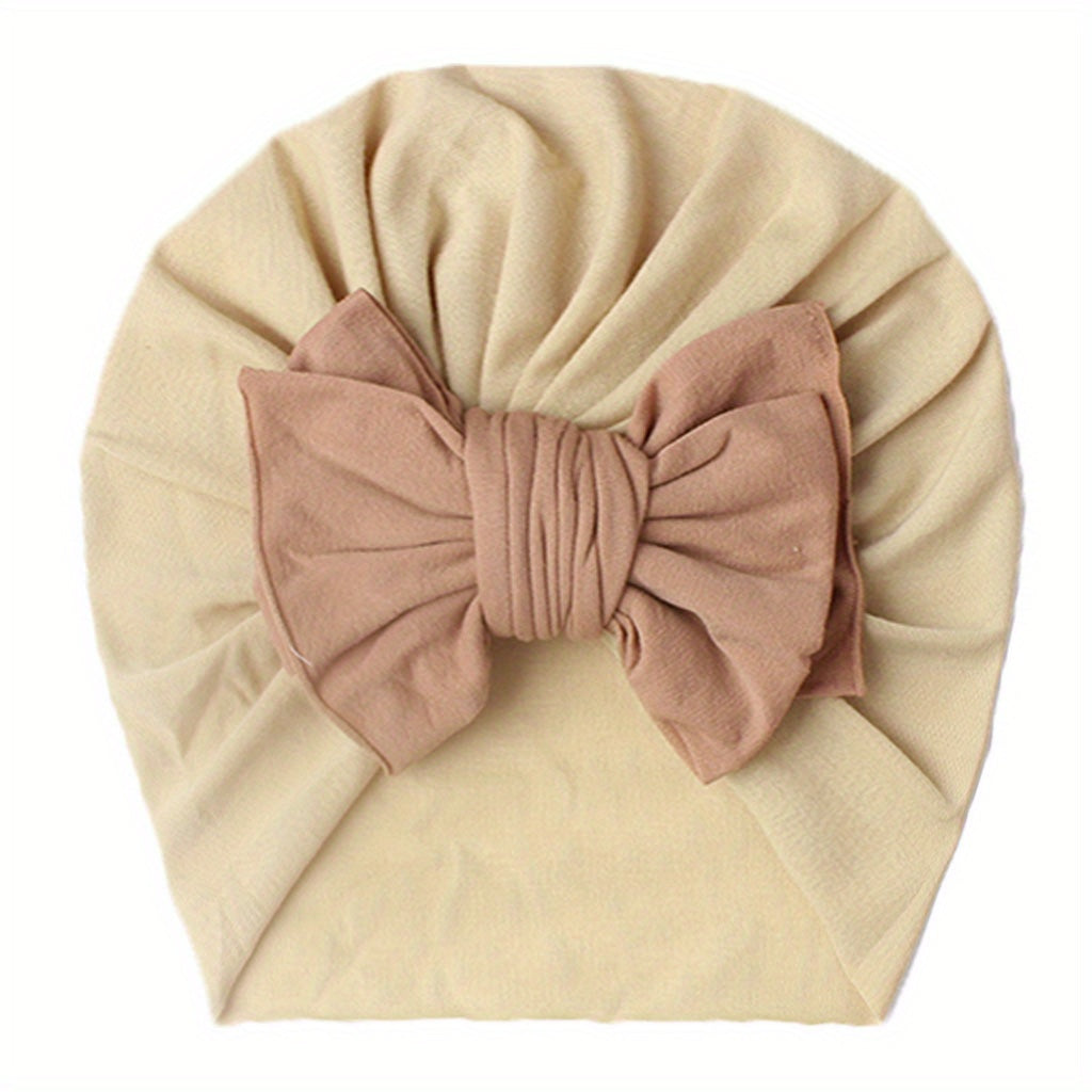 Nylon Bow Baby Hat 0-3 Years Old