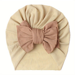 Nylon Bow Baby Hat 0-3 Years Old