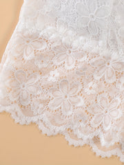 2pcs Lace Wireless Bras Comfy & Breathable Double Straps Lingerie Underwear
