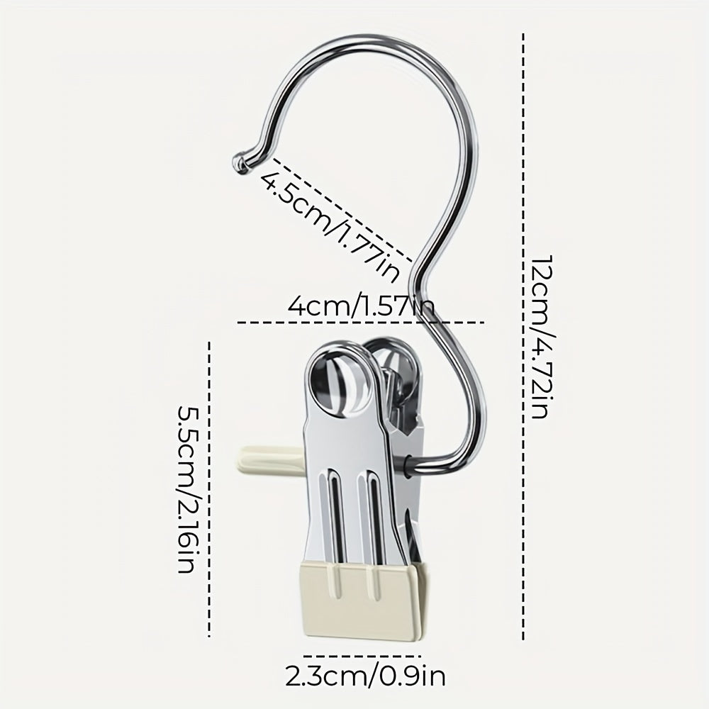 10pcs Sock Clip Underwear Pins for Storage Organizer in Closet Wardrobe
