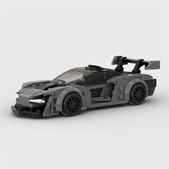 175 pcs Racing Supercar Gray Building Block Set Toy