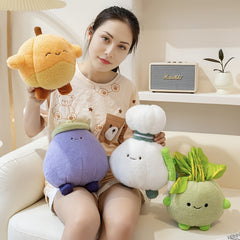 AKKUN Veggie Plush Toy Collection - Soft Stuffed Animals for Kids & Adults