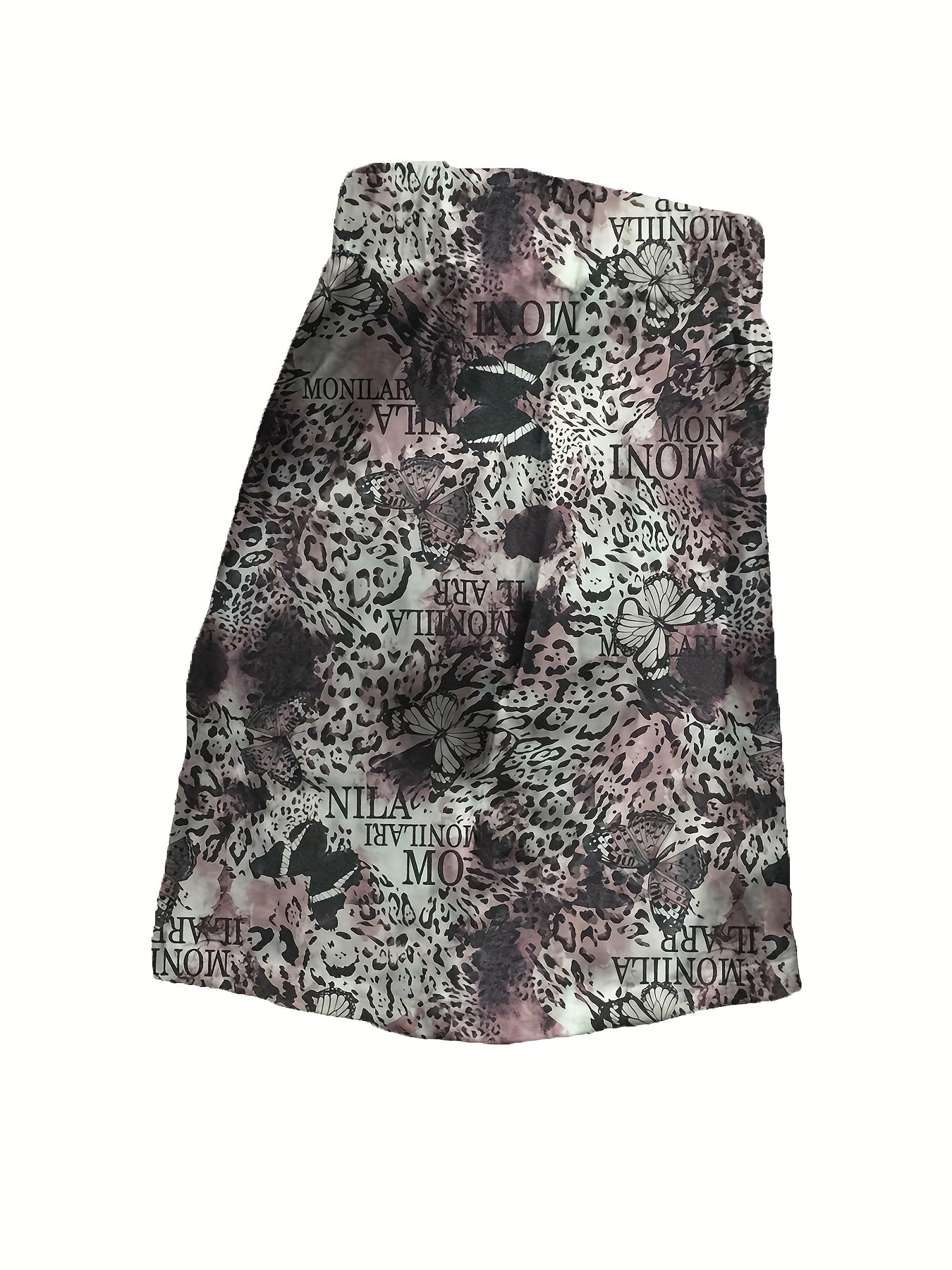 Butterfly & Letter Print Two Piece Set Casual T Shirt & Loose Shorts Outfits