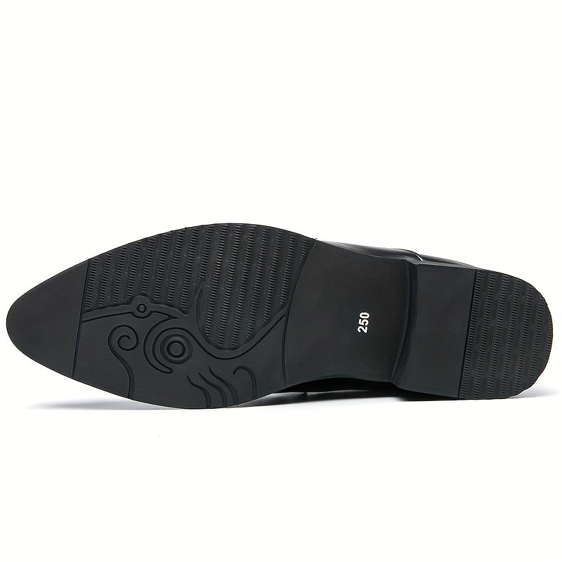 Men's Formal Dress Shoes Slip On Pointed Toe Low Top Classic
