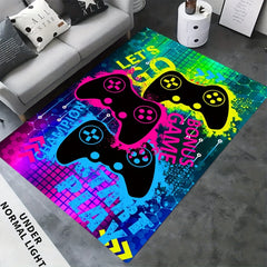 UV Reactive Glow Dark Carpet, Non Slip Area Rug For Kid