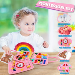 Busy Board Montessori Toy For 1-4 Yr Olds