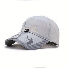 Unisex Modern Casual Baseball Cap with Letter Embroidery