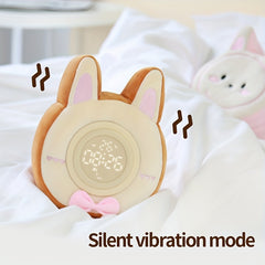 Cake Rabbit Plush Alarm Clock Sleep Lamp