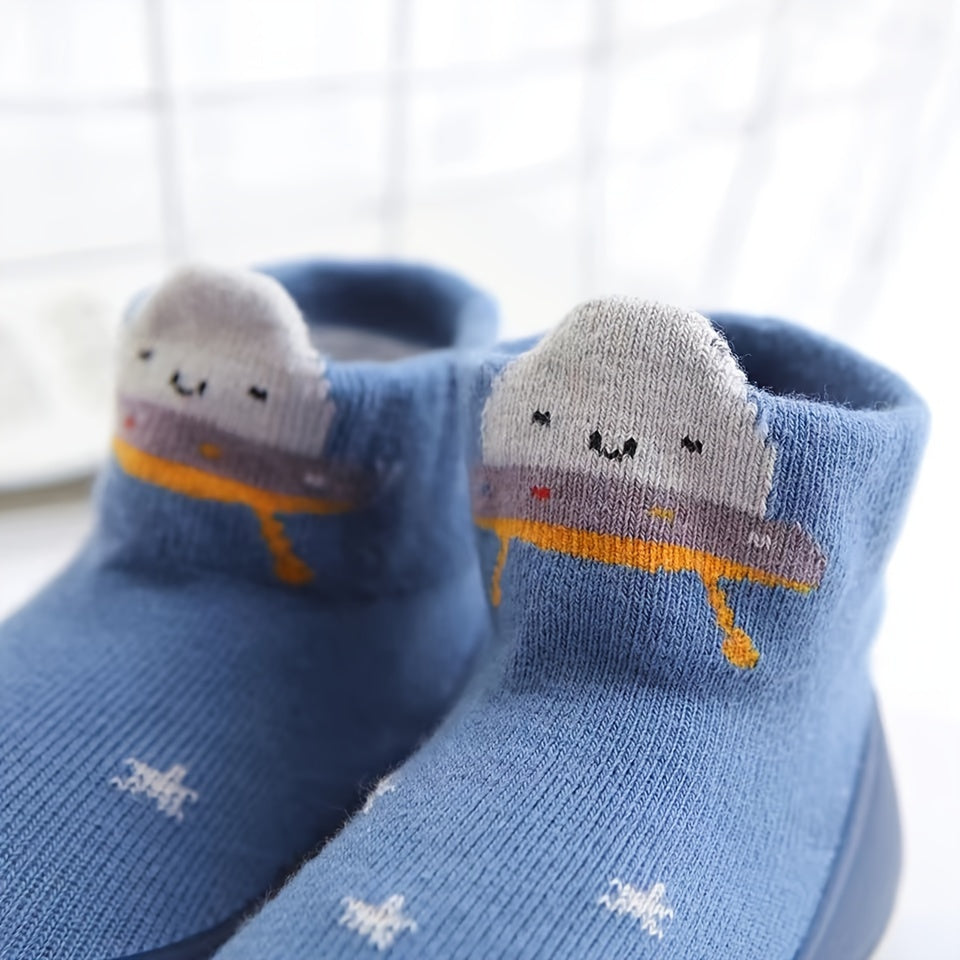 Baby Boys Slip On Sock Shoes for Indoor Walking