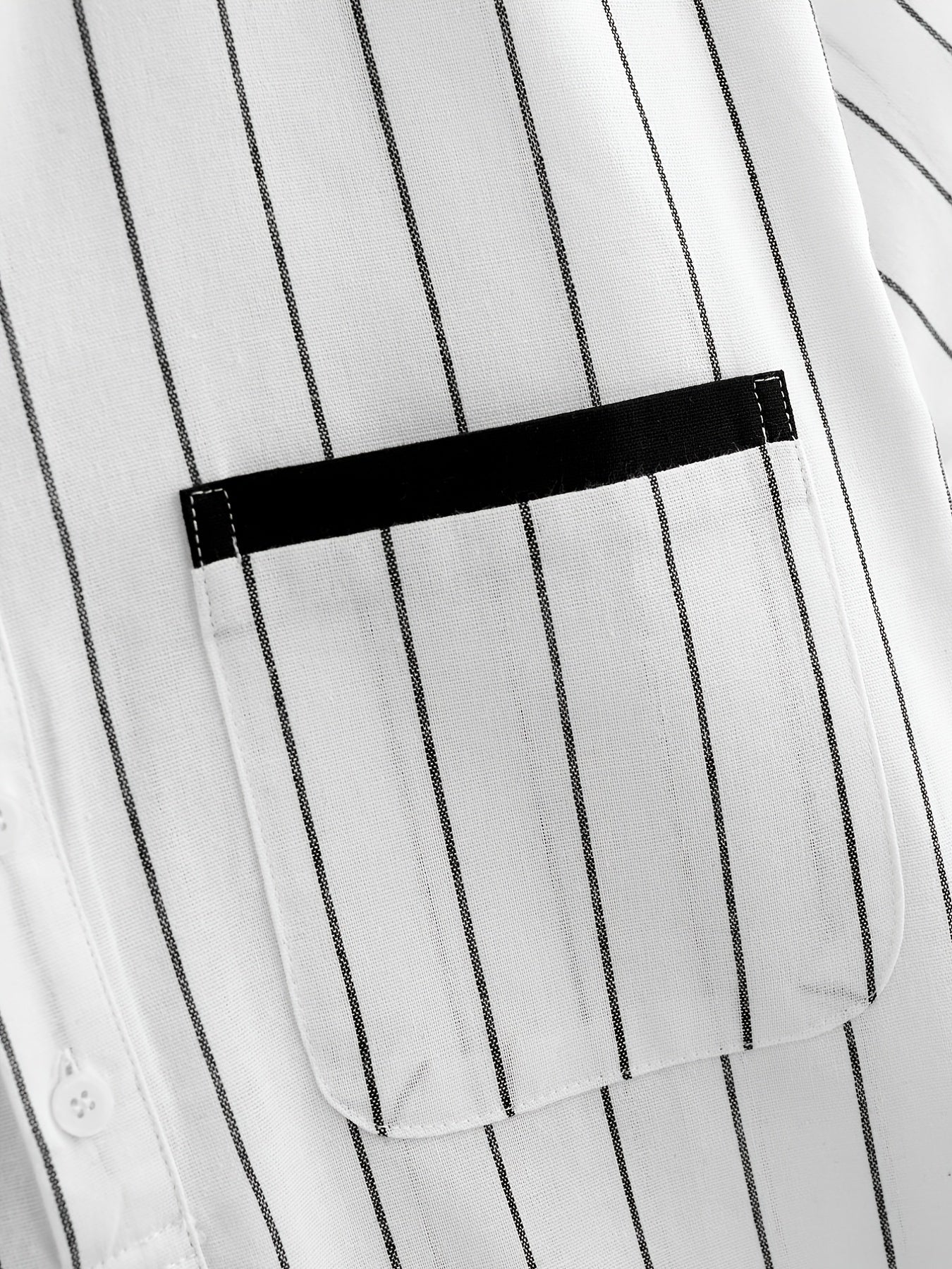 Men's Striped Short Sleeve Shirt
