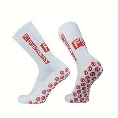 Men's Soccer Socks Non slip Grip Socks Football Socks Sports Crew Socks