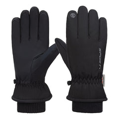 Fleece Lined Warm Keeping Sports Gloves for Winter Outdoors