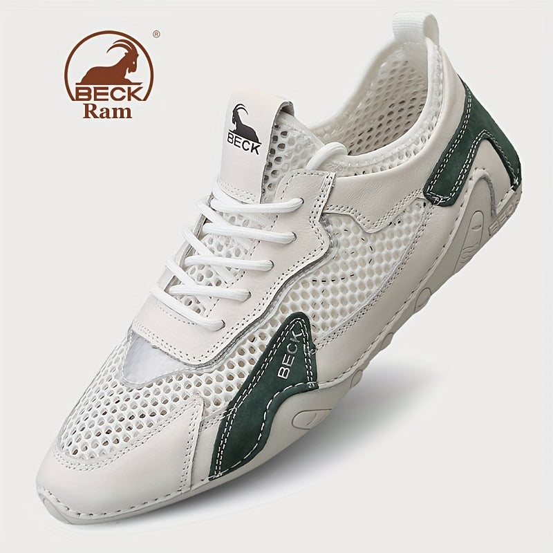 Men's Breathable Lace Up Mesh Sneakers Casual Outdoor Walking Shoes