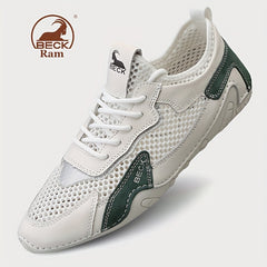 Men's Breathable Lace Up Mesh Sneakers Casual Outdoor Walking Shoes