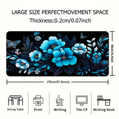 Orchid Butterfly Large Mousepad Keyboard Pad Mouse Mat