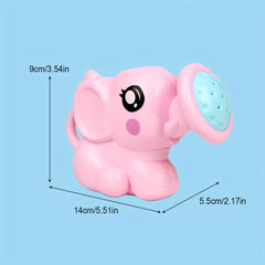 Elephant Shower Kettle Bath Toy Pink Non-Toxic for Kids