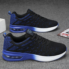 Men's Ombre Lace up Sneakers Athletic Shoes Air Cushion
