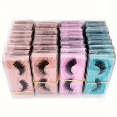 Soft Thick Fluffy 3D Lashes Curling Slender Lashes Box