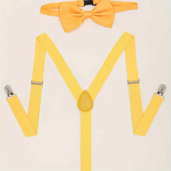 Men's Suspenders Bow Tie Set for Formal Occasions