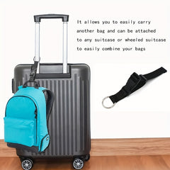 Adjustable Luggage Strap with Multifunctional Hook for Travel