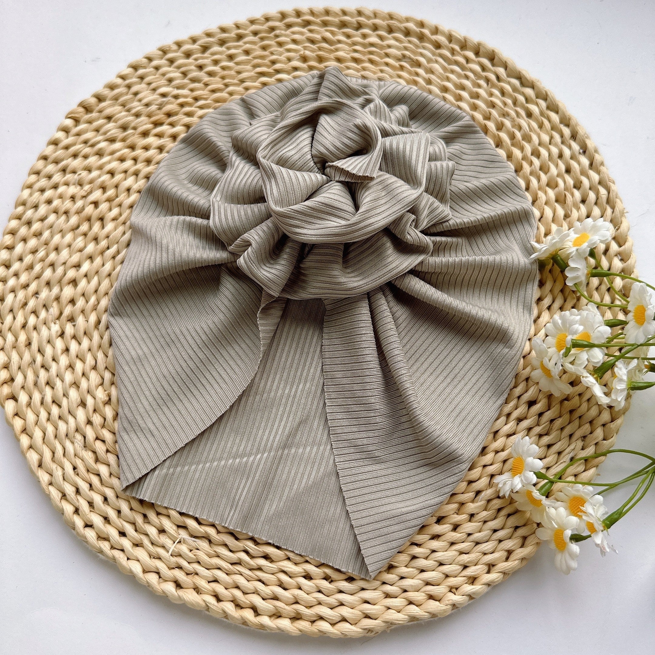 Baby Spring Big Flower Headband Soft Baby Hat For Newborns