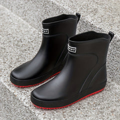 Women's Waterproof Rubber Rain Boots Non slip Work Boots For Outdoor