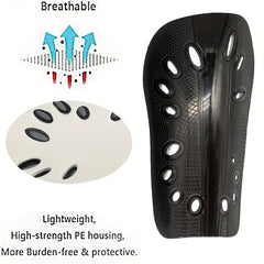 1pair Adult Football Shin Guards Breathable Protective Gear