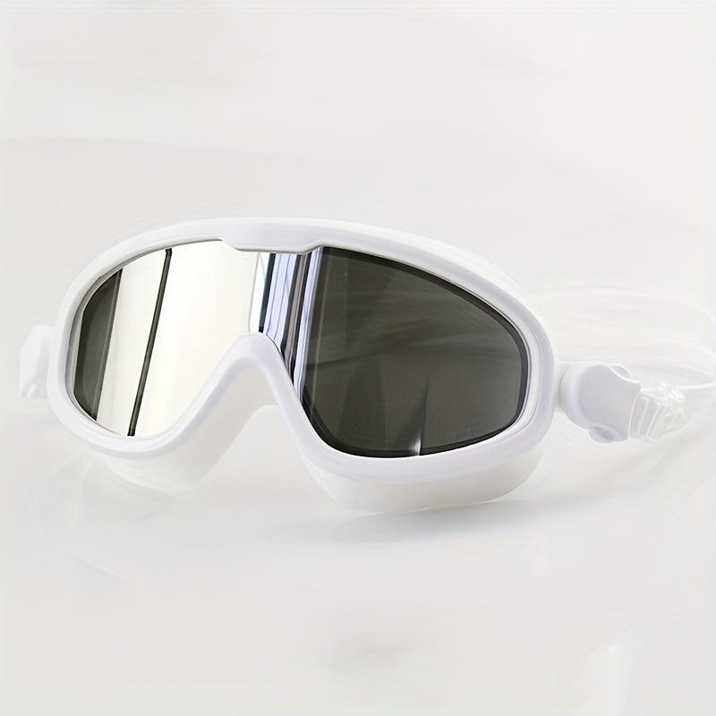 Summer Large Frame Swimming Goggles Waterproof Fog Proof Clear Vision