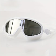 Summer Large Frame Swimming Goggles Waterproof Fog Proof Clear Vision