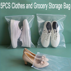 5PCS Dust Proof Transparent Moisture-proof Shoe Storage Bag Cover