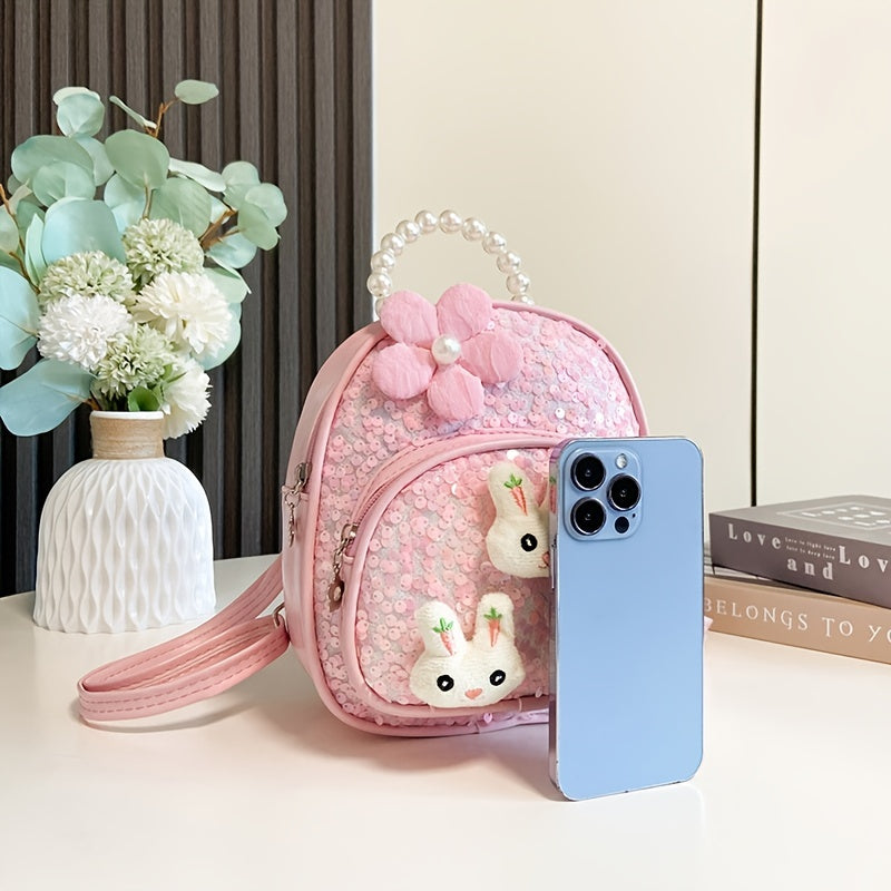 Sequin Rabbit Backpack for Kids