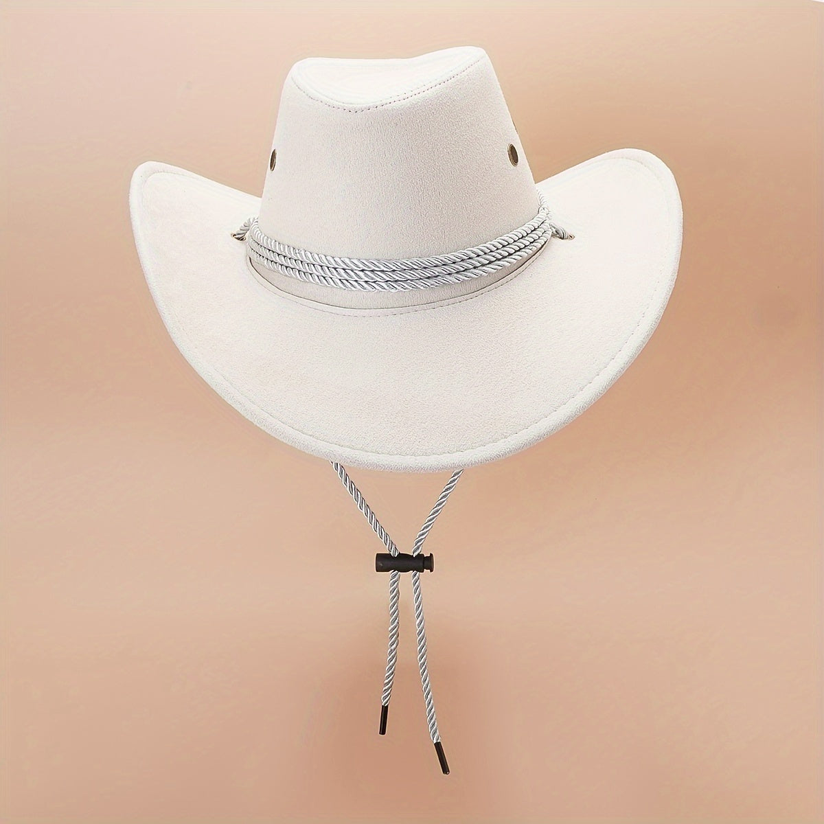 Western Cowboy Cowgirl Hat Jazz Sun Hat Beach Cap Unisex Cowboy Hats