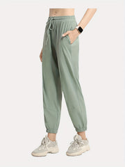 Women's Loose Joggers Yoga Pants Drawstring Large Size