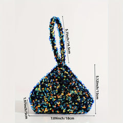 Glitter Sequins Satchel Bag for Party